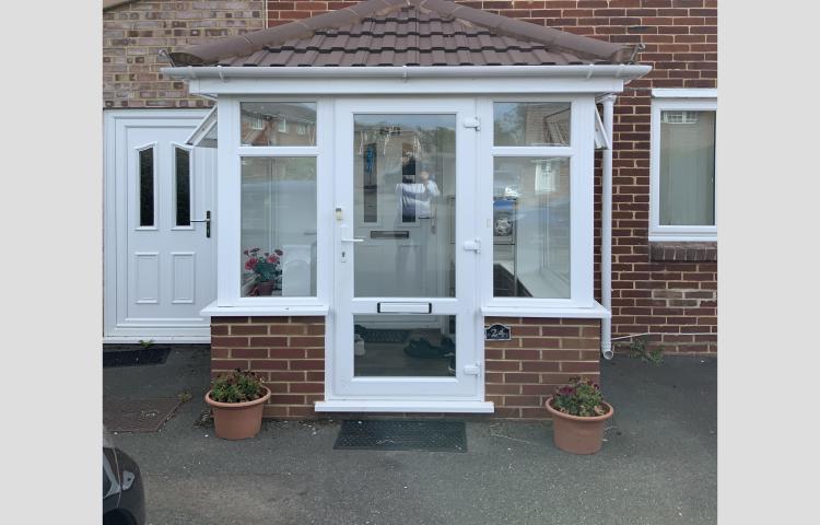 uPVC Porsh & Front Door