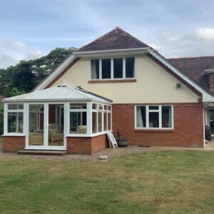 Before conservatory replacement image