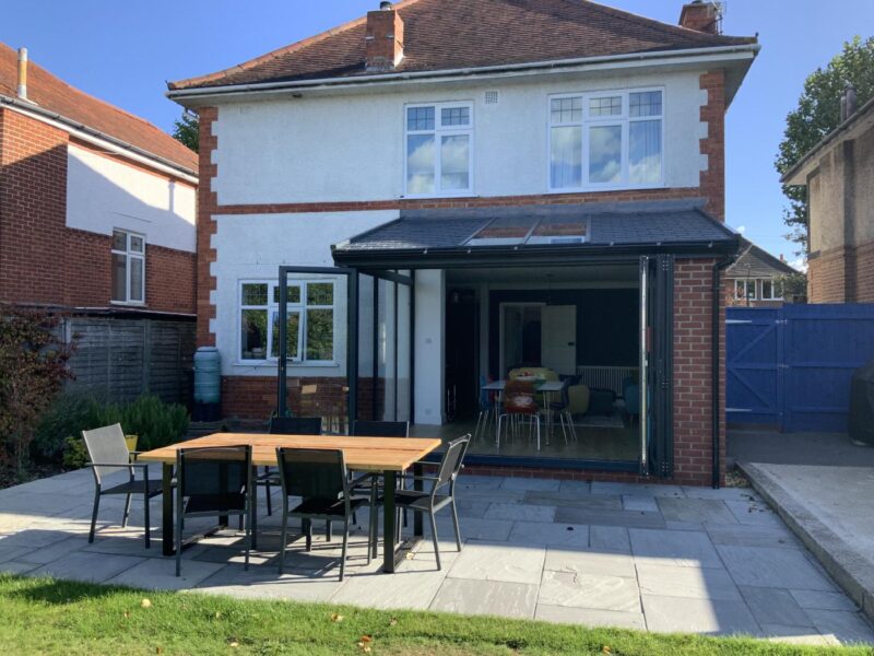 Solid Extension Tiled Roof Installation Bournemouth