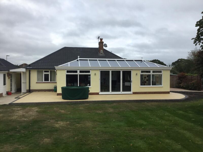 Extensive Orangery With Solar Controlled Glazing in Poole