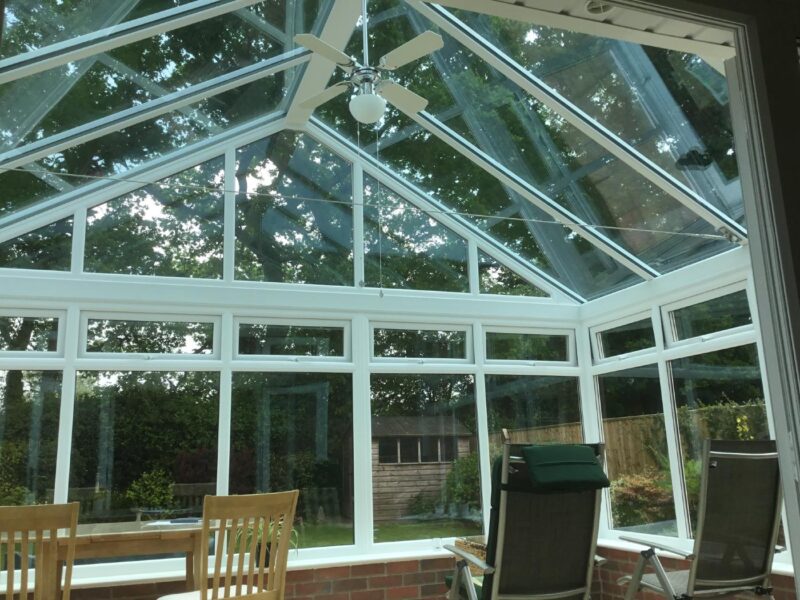 Gable End Conservatory with Dwarf Wall in Christchurch