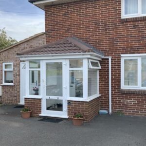 White Windows and Glass Conservatory
