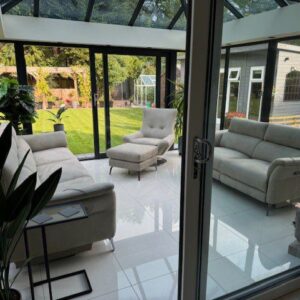 Black Framed Orangery Interior