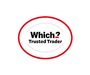 which - trusted trader logo