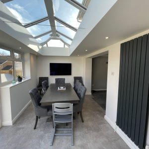 LivinRoom Extension with knockthrough RSJ kitchen in Poole